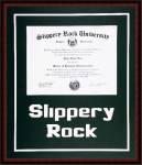 Slippery Rock University Diploma Frame