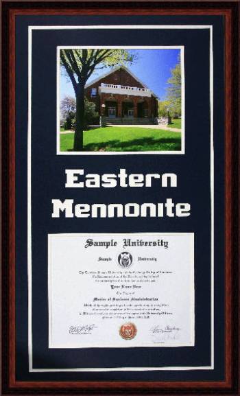 Eastern Mennonite University Diploma Frame