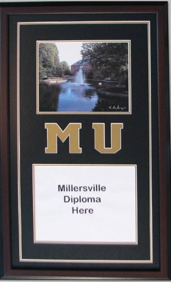 Millersville University Diploma Frame