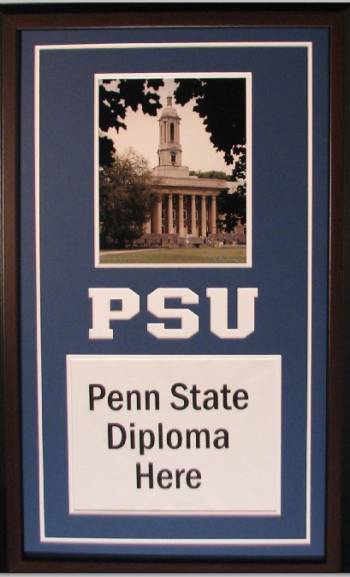 Penn State University Diploma Frame