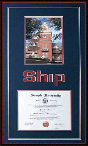 Shippensburg University Diploma Frame